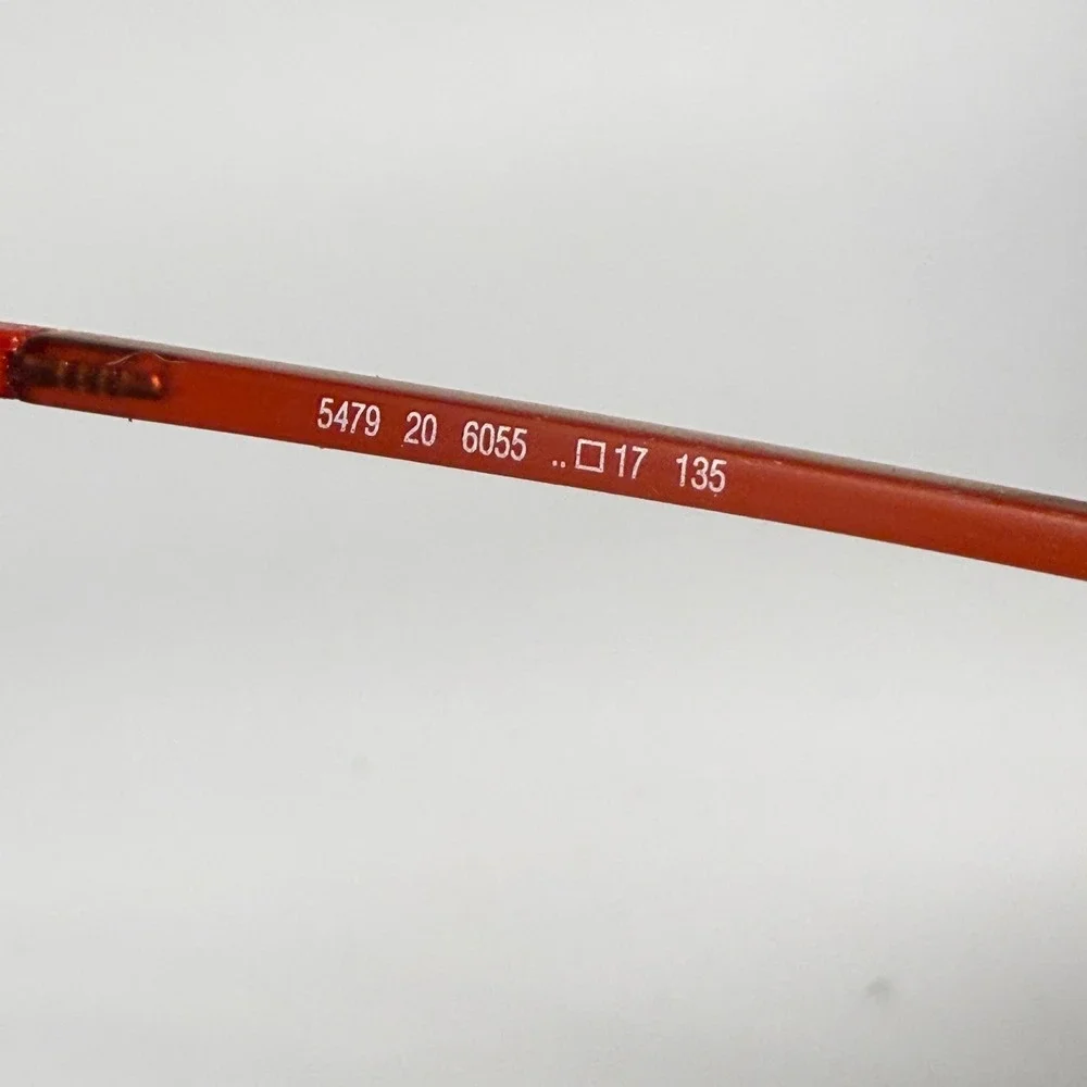 Silhouette Rimless Eyeglasses 5479 20 6055 Gold Red‎ Frame Austria 51-17-135